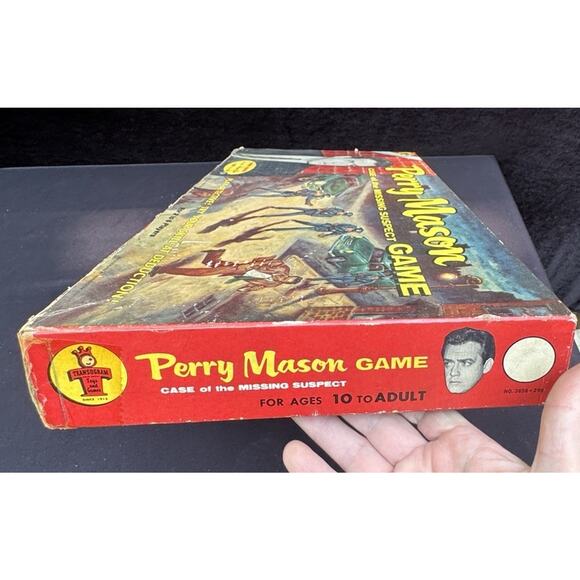 1959 Board game Perry Mason Game - Case of the Missing Suspect Nice! - Picture 3 of 13